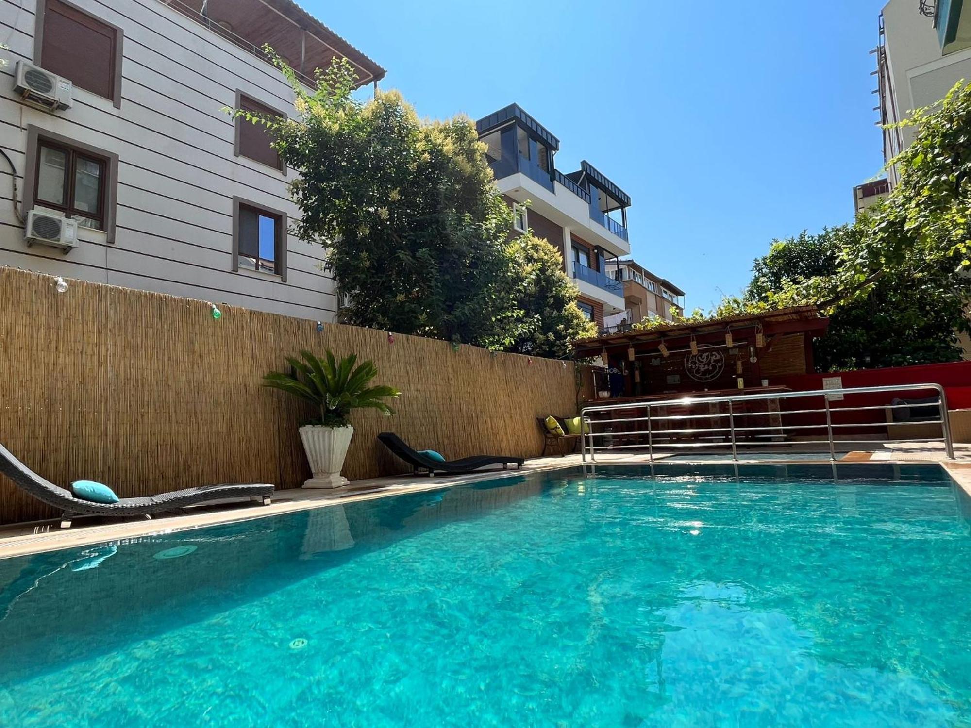 אנטליה Beyaz Melek Apart Hotel מראה חיצוני תמונה